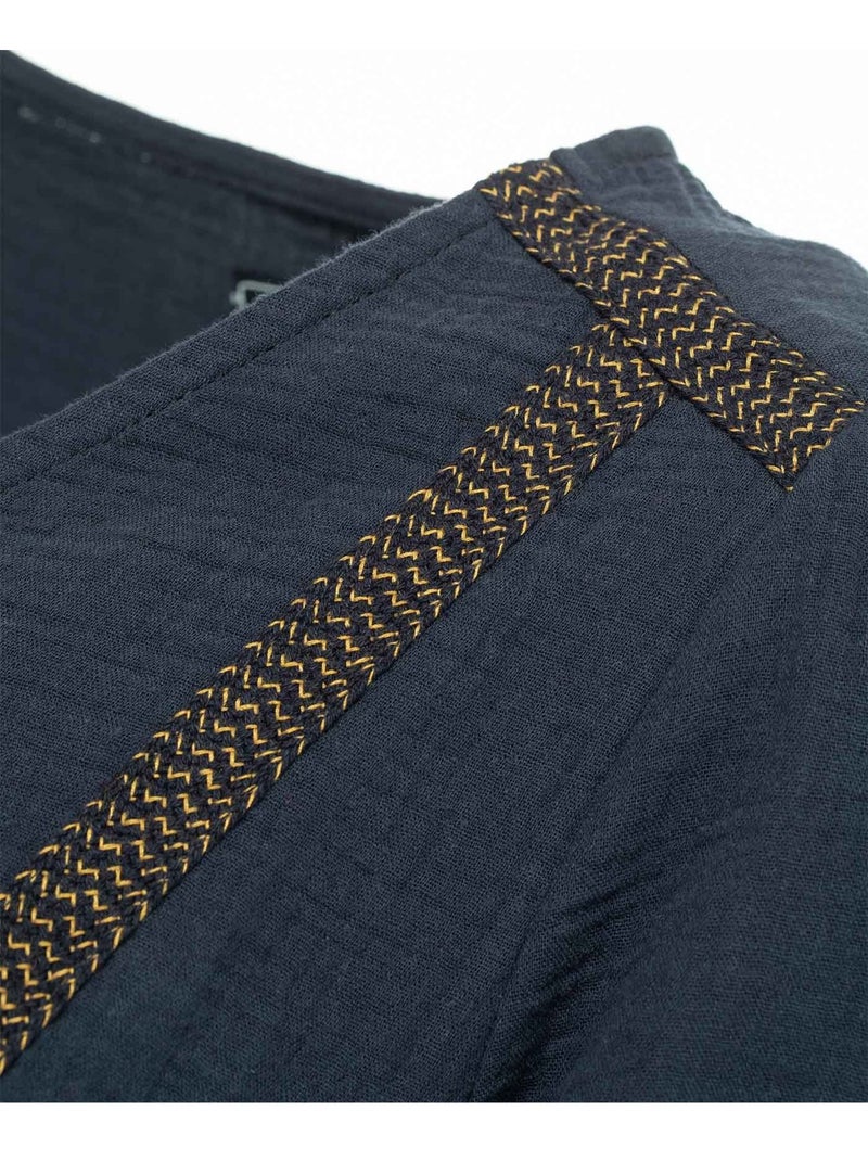 Robe manches longues - Terre de Marins Bleu - Kiabi