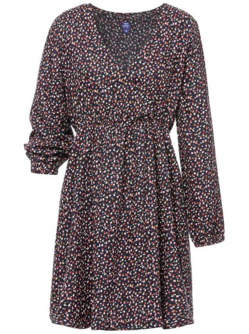 Robe manches longues - Terre de Marins Multicolore - Kiabi