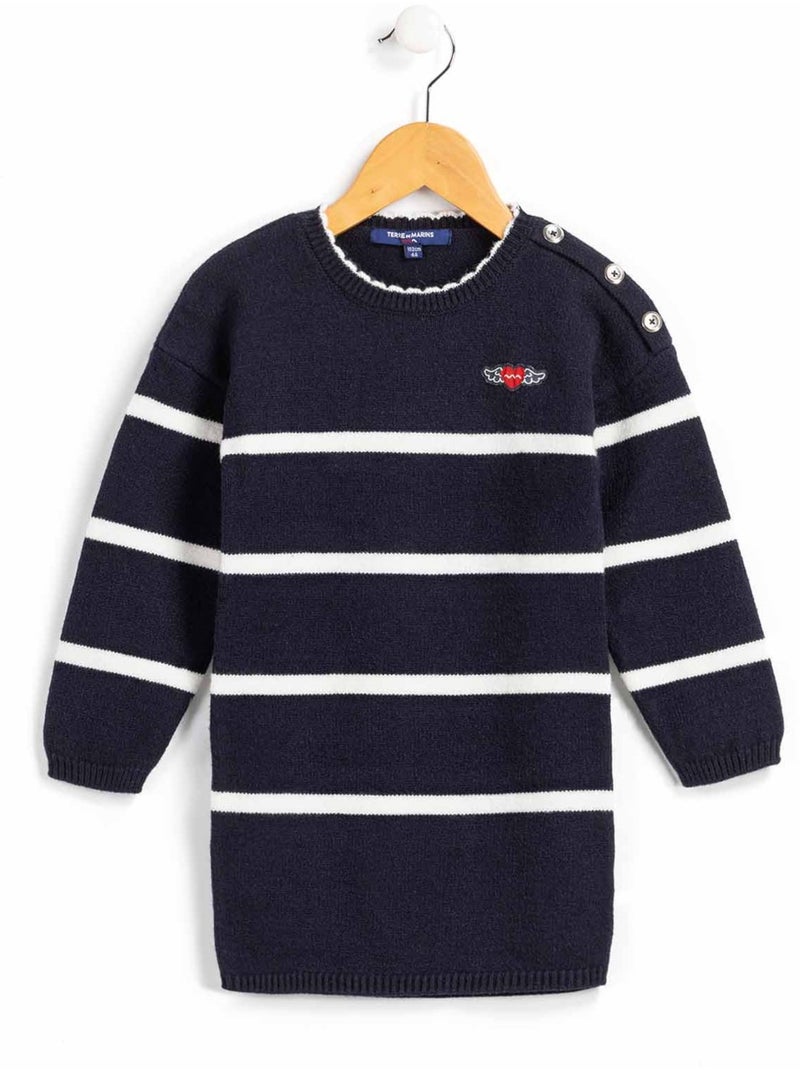Robe manches longues - Terre de Marins Multicolore - Kiabi