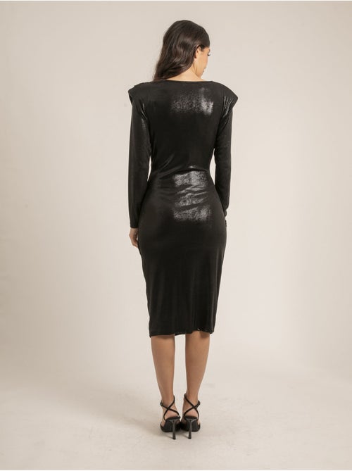 Robe manches longues drapée ILUNA - Kiabi