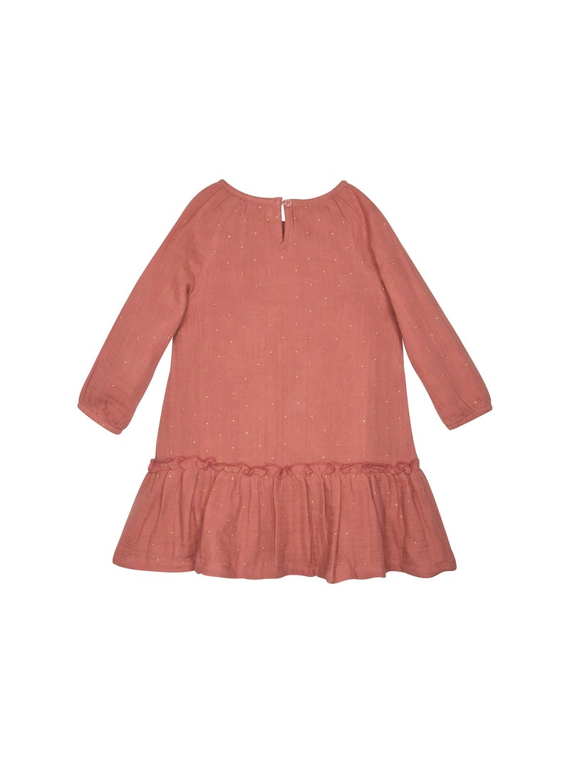 Robe manches longues Patsy Rose - Kiabi