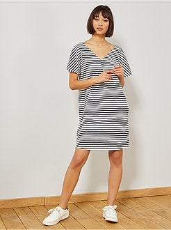 Robe manches papillons - Kiabi