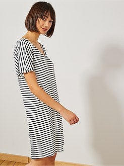 Robe manches papillons - Kiabi