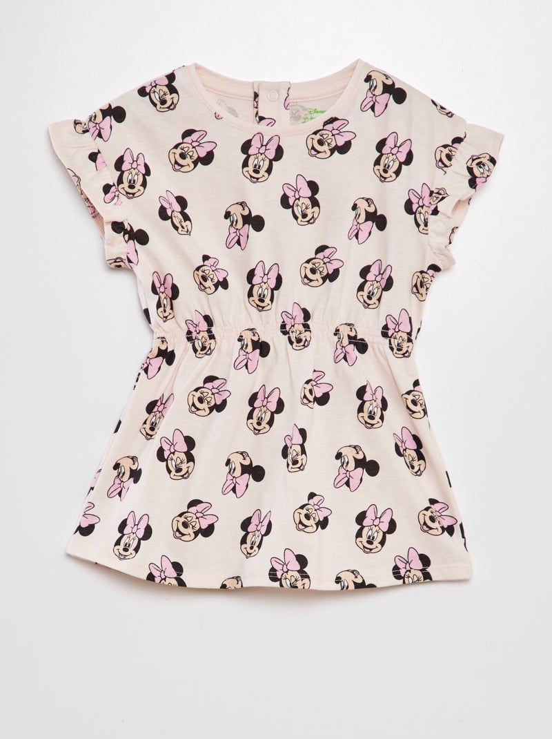 Robe manches volantées 'Disney Baby' Minnie - Kiabi