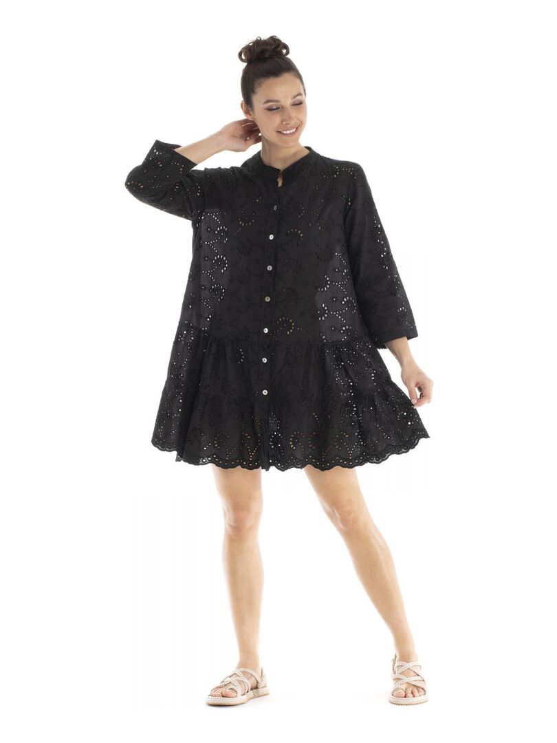 Jupe Longue Plissée Vintage Gérard Pasquier T.42 Noir - Doublée - Made In France - Occasion Parfait état