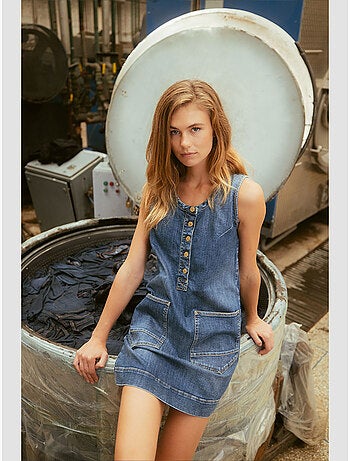 Robe MARIBOU droite en jeans 'Le Temps Des Cerises'