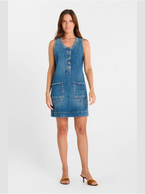 Robe MARIBOU droite en jeans 'Le Temps Des Cerises' - Kiabi Robe MARIBOU droite en jeans 'Le Temps Des Cerises' - Kiabi