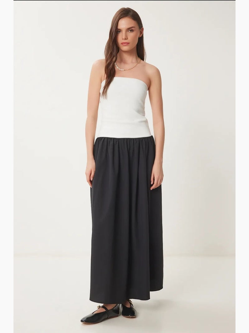 Robe maxi bustier à blocs de couleurs istanbul Multicolore - Kiabi