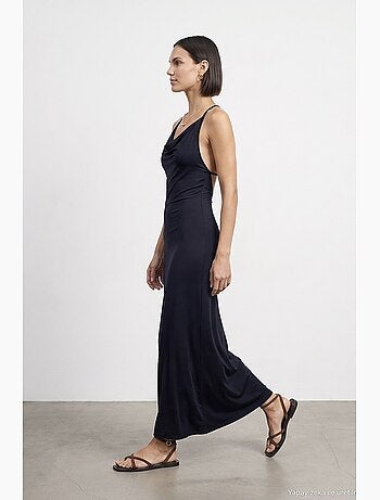 Robe maxi en viscose dilvin