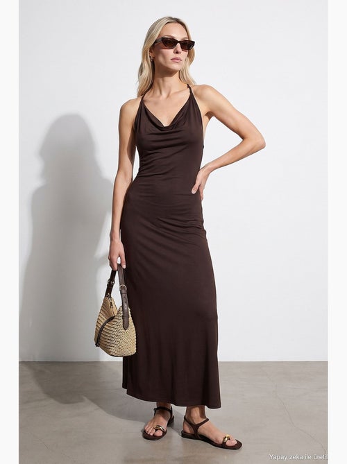 Robe maxi en viscose dilvin - Kiabi Robe maxi en viscose dilvin - Kiabi