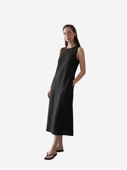 Robe maxi sans manches avec col en u et découpe my fashion - Kiabi Robe maxi sans manches avec col en u et découpe my fashion - Kiabi