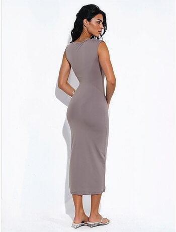 Robe maxi sans manches busem