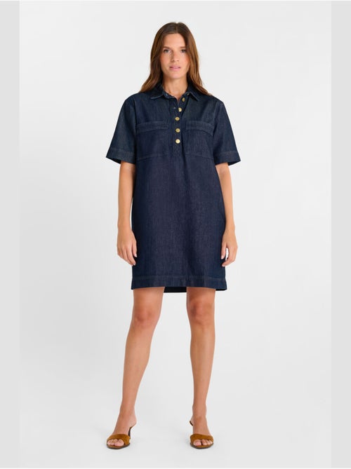 Robe MERCURY droite en jeans 'Le Temps Des Cerises' - Kiabi
