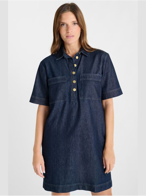 Robe MERCURY droite en jeans 'Le Temps Des Cerises' - Kiabi
