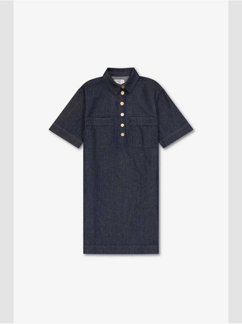 Robe MERCURY droite en jeans 'Le Temps Des Cerises' Bleu - Kiabi