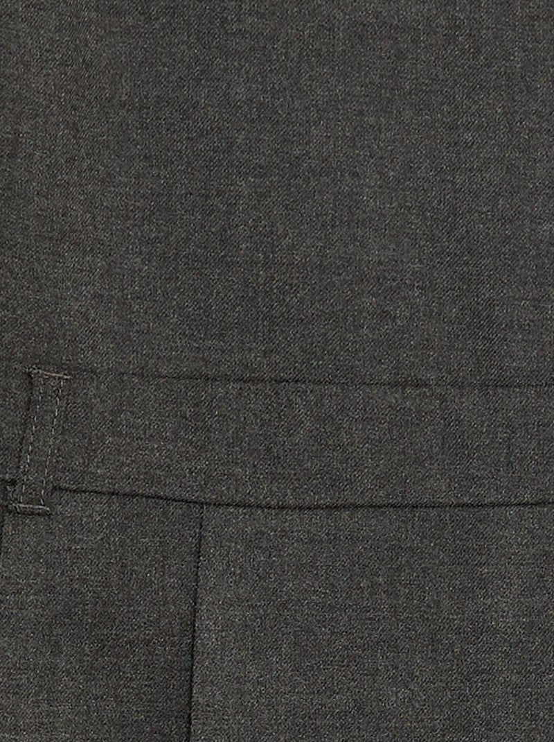 Robe mi-cuisse unie Gris - Kiabi