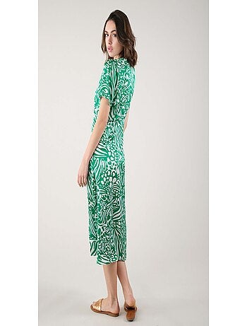 Robe mi-longue en satin 'Deeluxe'