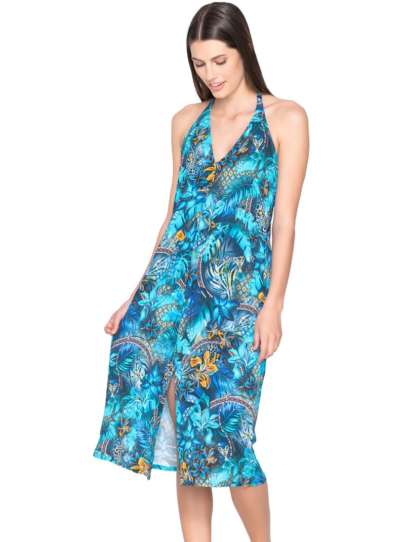 Robe mi-longue estivale Jasmin Multicolore - Kiabi