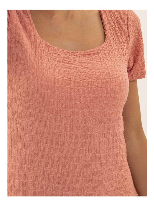 Robe mi-longue moulante gauffrée IENA - Kiabi