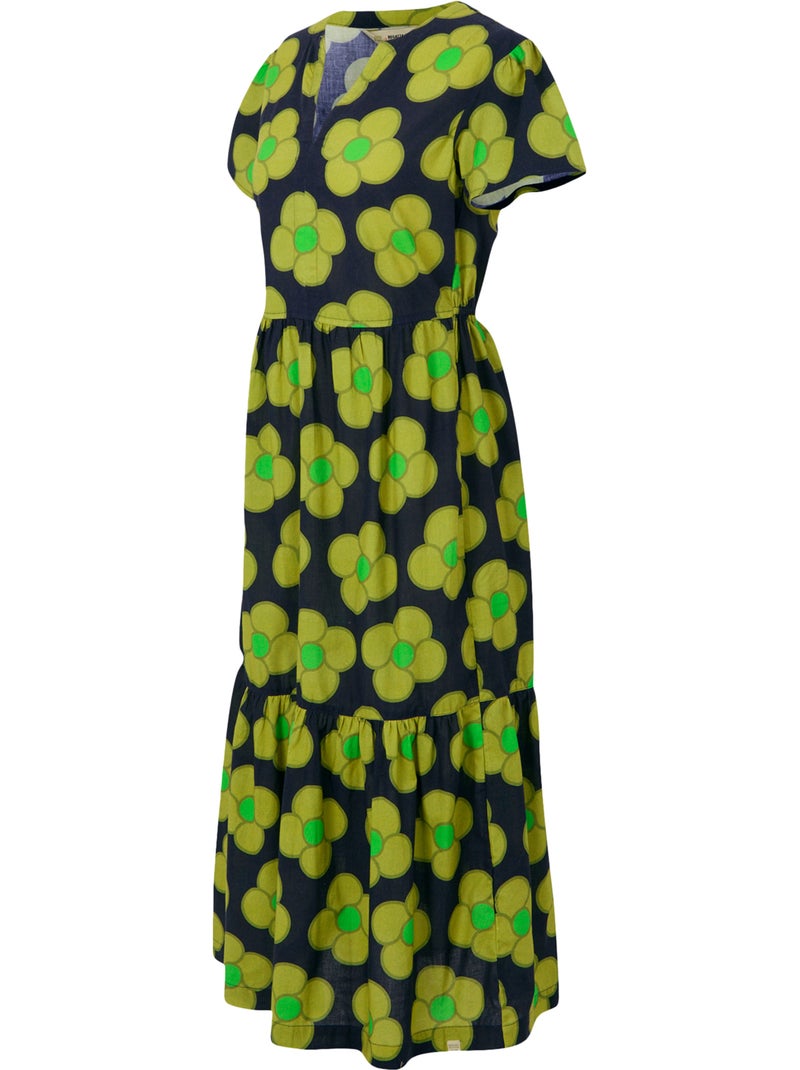 Robe mi-longue orla kiely - regatta Bleu marine - Kiabi