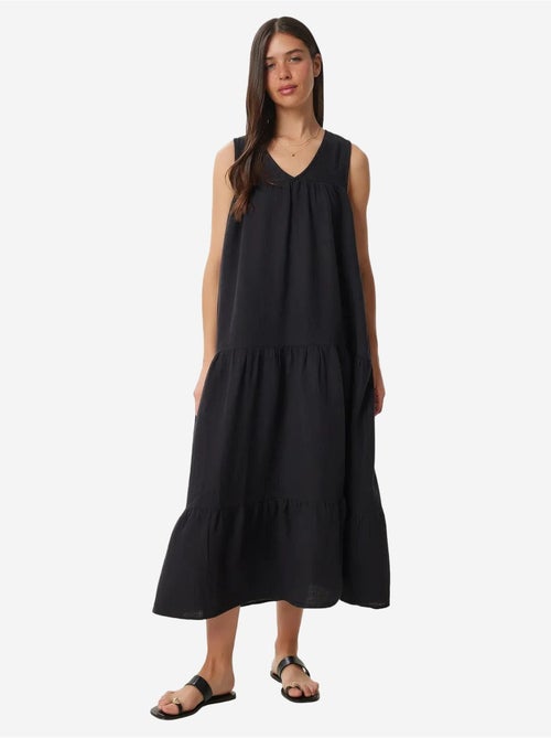 Robe midi à volants et col en v istanbul - Kiabi Robe midi à volants et col en v istanbul - Kiabi