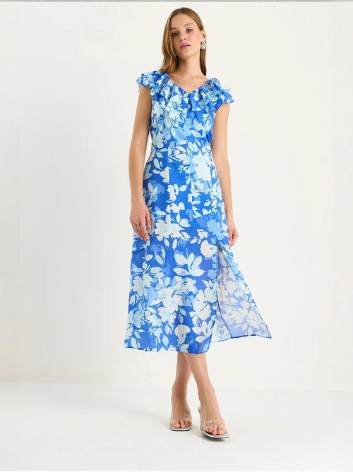 Robe midi à volants lucci - Kiabi Robe midi à volants lucci - Kiabi