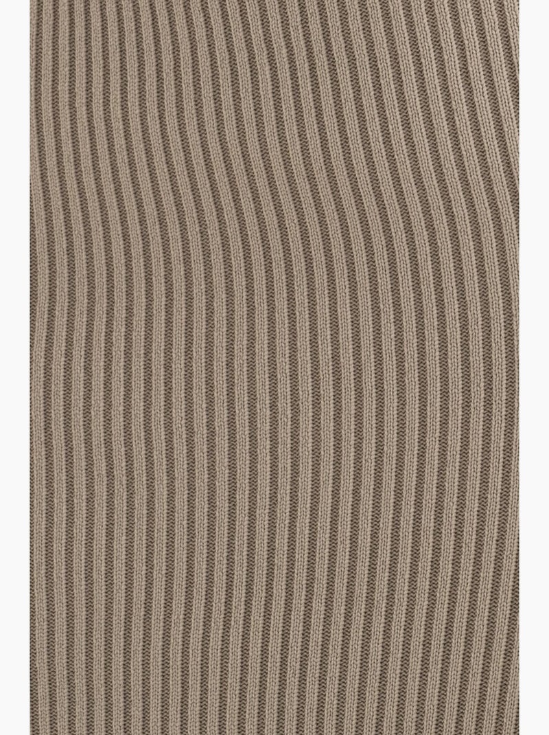 Robe midi asymétrique avec découpe latérale hiccup Beige naturel - Kiabi