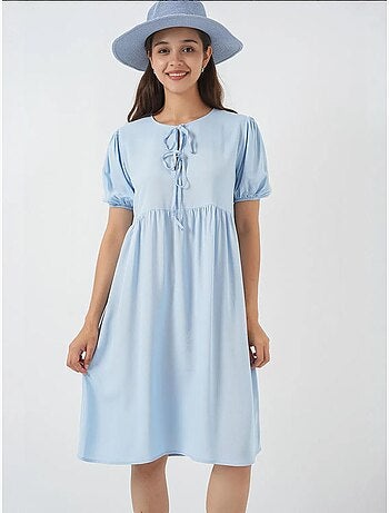Robe midi avec fermeture à nœud papillon bdart