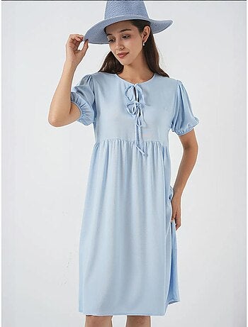 Robe midi avec fermeture à nœud papillon bdart