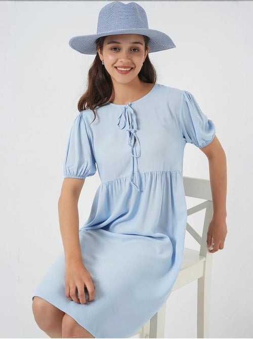 Robe midi avec fermeture à nœud papillon bdart - Kiabi Robe midi avec fermeture à nœud papillon bdart - Kiabi