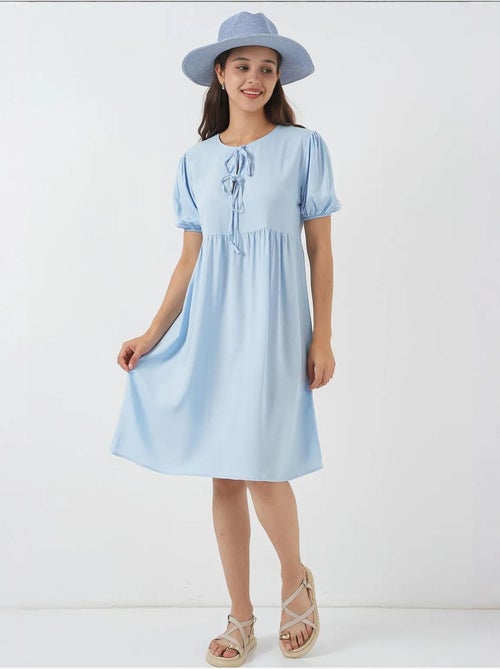 Robe midi avec fermeture à nœud papillon bdart - Kiabi Robe midi avec fermeture à nœud papillon bdart - Kiabi