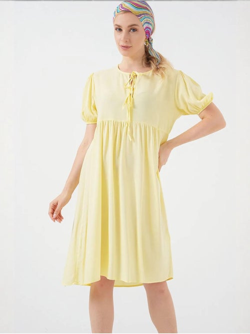 Robe midi avec fermeture à nœud papillon bdart - Kiabi Robe midi avec fermeture à nœud papillon bdart - Kiabi
