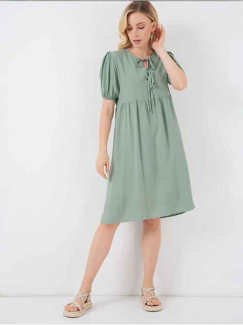 Robe midi avec fermeture à nœud papillon bdart - Kiabi Robe midi avec fermeture à nœud papillon bdart - Kiabi