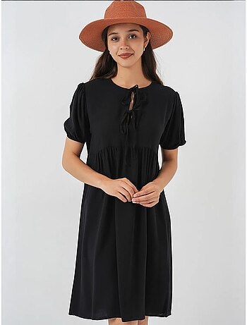 Robe midi avec fermeture à nœud papillon bdart