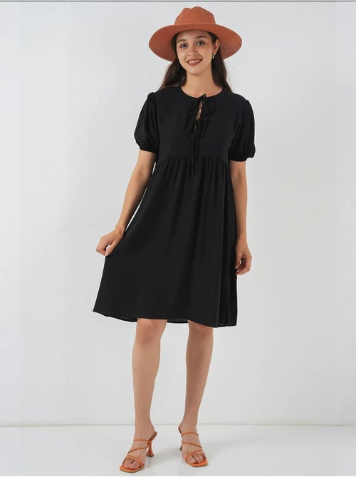 Robe midi avec fermeture à nœud papillon bdart - Kiabi Robe midi avec fermeture à nœud papillon bdart - Kiabi