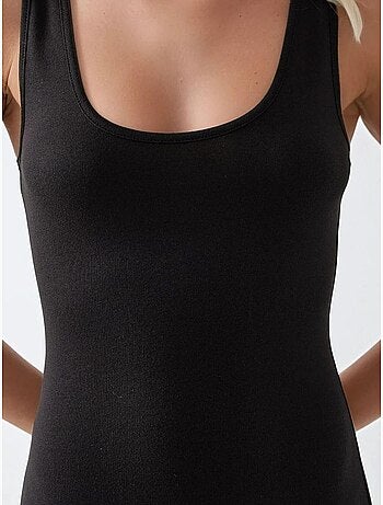 Robe midi basique douce au toucher