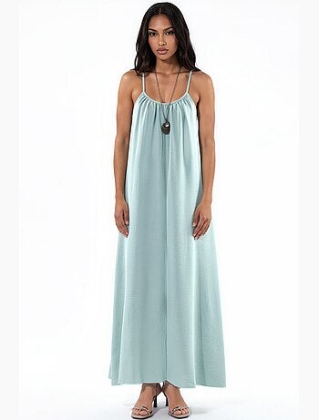 Robe midi bohème à col en u hiccup