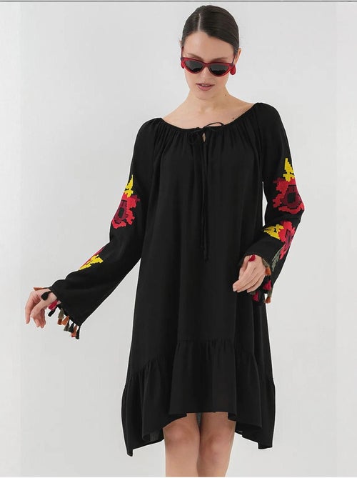 Robe midi brodée bdart - Kiabi Robe midi brodée bdart - Kiabi