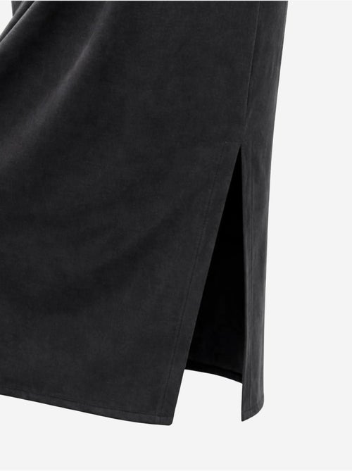 Robe midi cintrée à col rond mixray - Kiabi Robe midi cintrée à col rond mixray - Kiabi