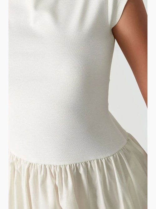 Robe midi contrastée hiccup - Kiabi Robe midi contrastée hiccup - Kiabi