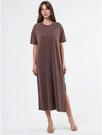 Robe midi coupe décontractée