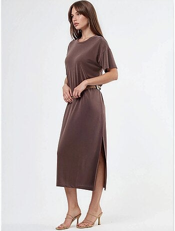 Robe midi coupe décontractée