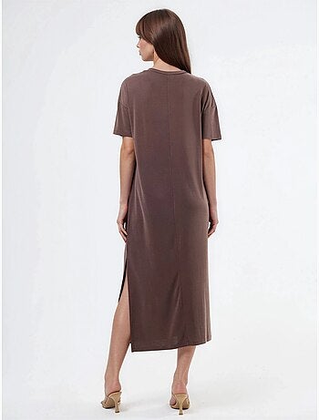 Robe midi coupe décontractée
