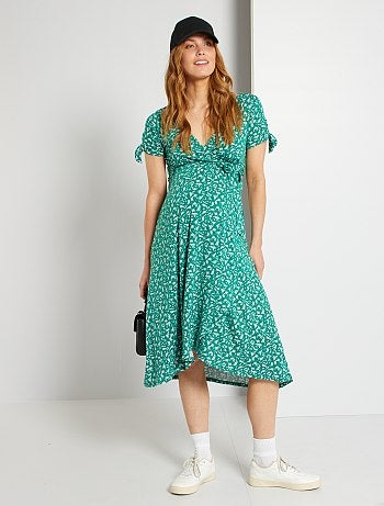 Robe midi de maternité