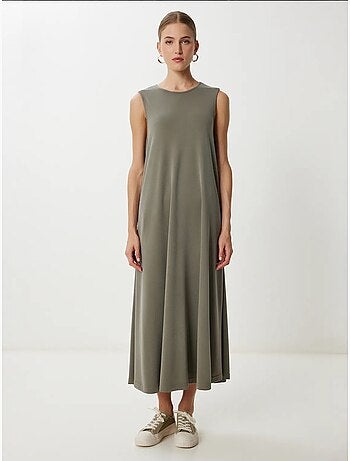 Robe midi décontractée et ample avec poches istanbul