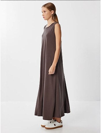 Robe midi décontractée et ample avec poches istanbul