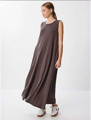 Robe midi décontractée et ample avec poches istanbul