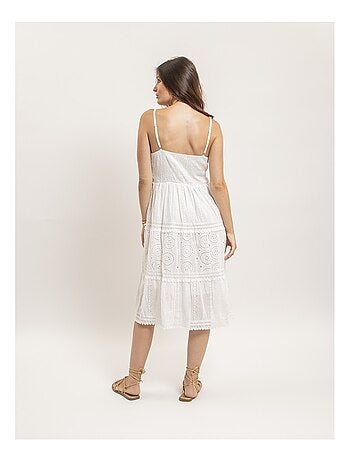 Robe midi dentelle ILOE