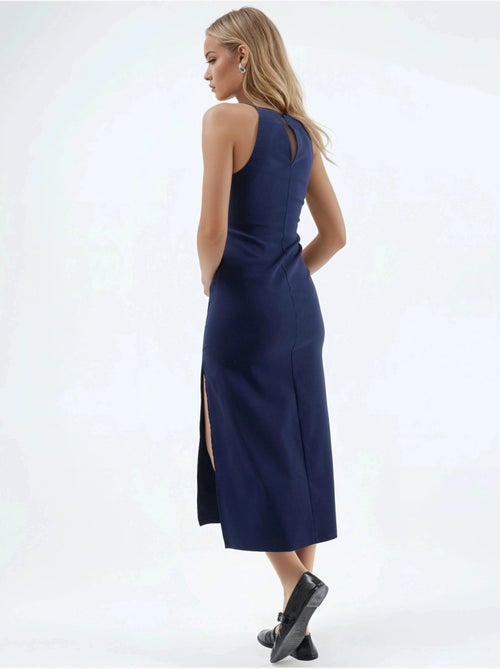 Robe midi dos nu fendue - Kiabi Robe midi dos nu fendue - Kiabi