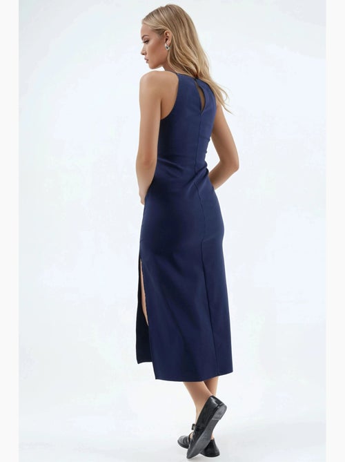 Robe midi dos nu fendue hiccup - Kiabi Robe midi dos nu fendue hiccup - Kiabi